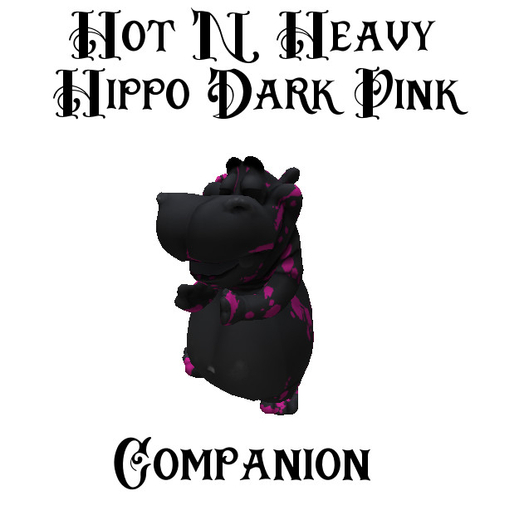 Hot N Heavy - Hippo Companion Dark Pink