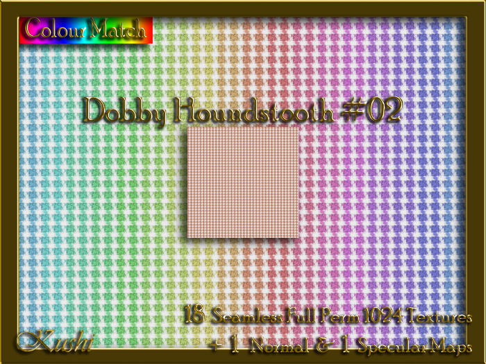 Dobby Houndstooth #02 Seamless Texture Set