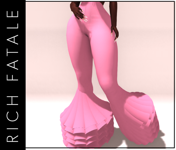 $RICH FATALE - FLEXI FLARES - BUBBLEGUM