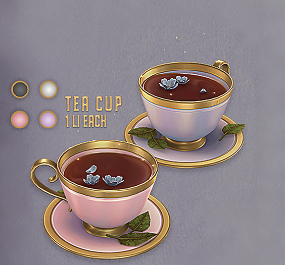 Second Life Marketplace - .random.Matter. - Moon Witch - Tea Cup [Purple]