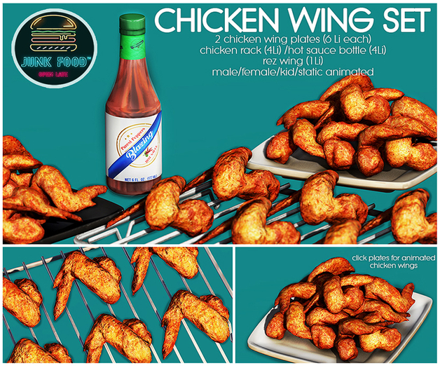 Junk Food - Chicken Wings Set