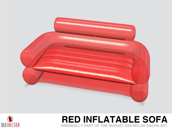 'Red' Inflatable Sofa (Previously - Budget Bachelor Gacha Set)