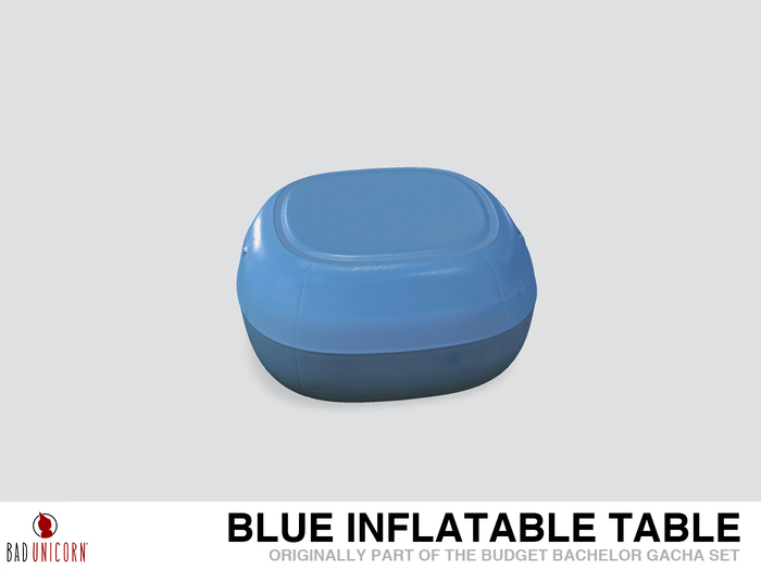 'Blue' Inflatable Table (Previously - Budget Bachelor Gacha Set)