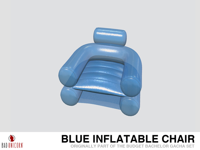 'Blue' Inflatable Chair (Previously - Budget Bachelor Gacha Set)
