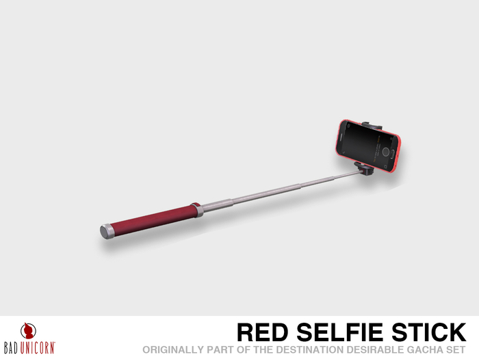 Selfie Stick (RED) (Previously - Destination Desirable Gacha Set)