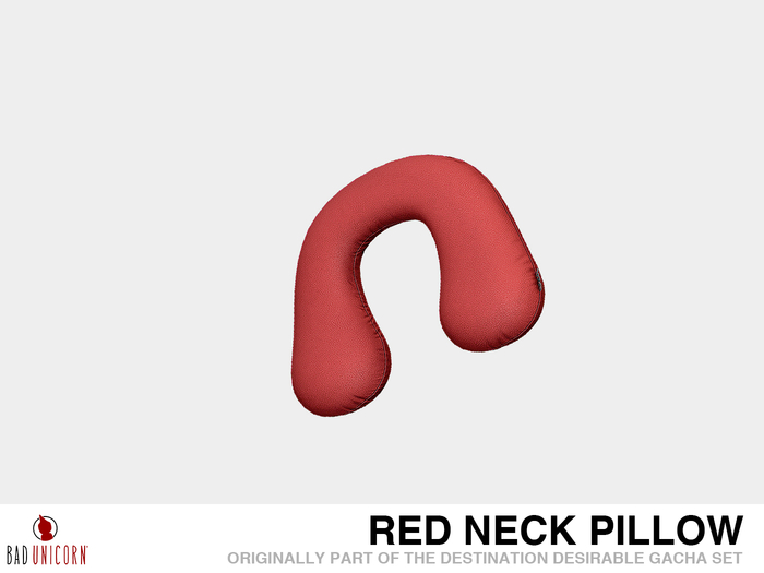 Neck Pillow (Red) (Previously - Destination Desirable Gacha Set)