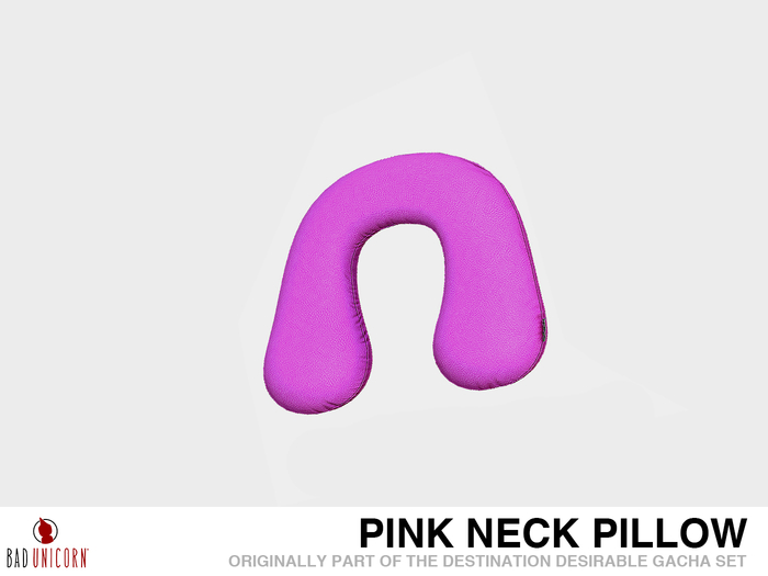 Neck Pillow (Pink) (Previously - Destination Desirable Gacha Set)