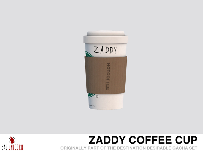 Zaddy's Coffee (Previously - Destination Desirable Gacha Set)