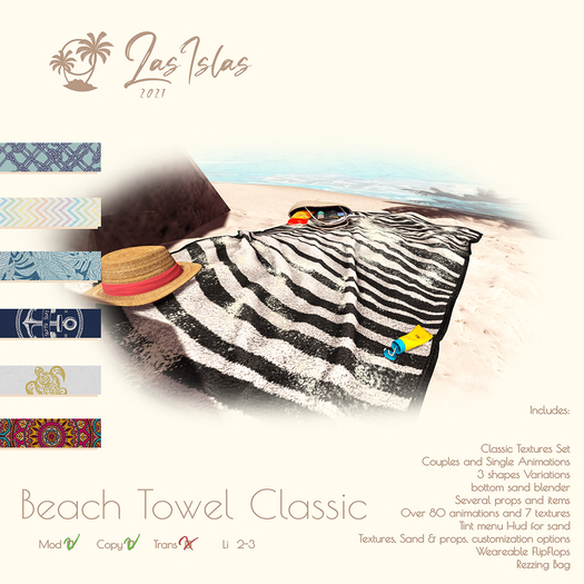 LasIslas Beach Towel Classic
