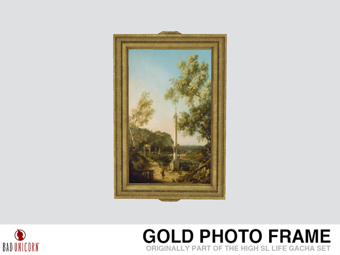 Gold Photo Frame (Previously - High SL Life Gacha Set)