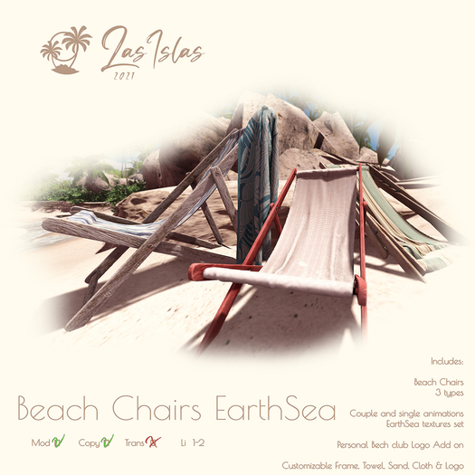 LasIslas Beach Chairs EarthSea