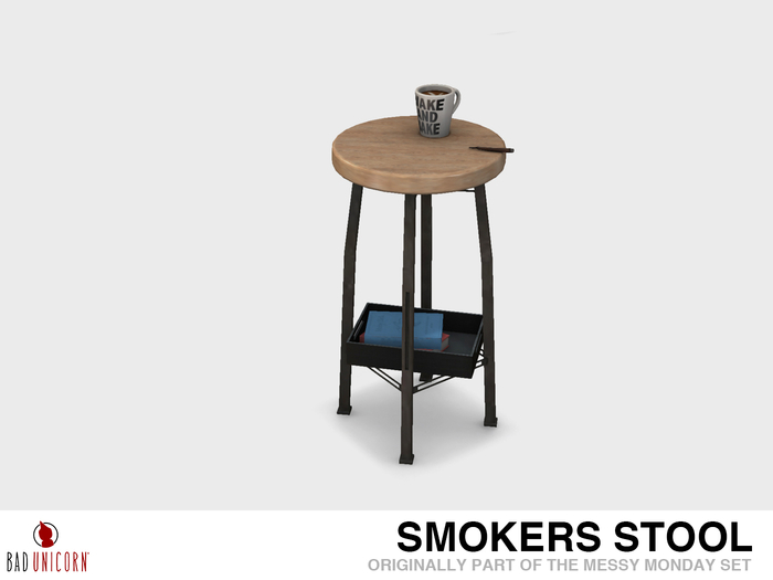 Smokers Stool (Previously - Messy Monday Set)