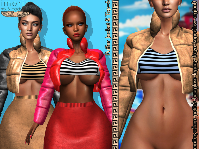 imeris / MIX & MATCH HUD PUFFER JECKET & TOP-6