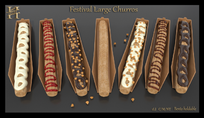 Chef HILL - Festival Large Churros- Piggy.Bag 