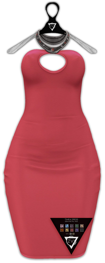 ZVI. Timea Dress - Strawberry