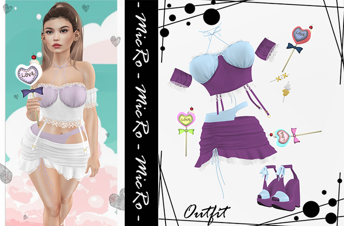 - MicRo - Outfit Rya Azure Violet