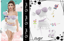 - MicRo - Outfit Rya White Purpl 