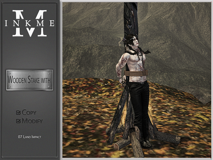 ::InkMe:: Wooden Stake with
