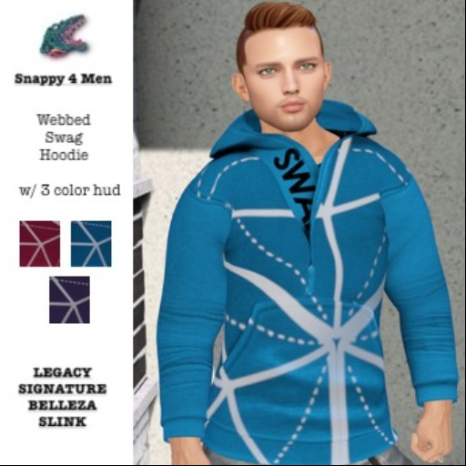 Snappy \\ Webbed Men's  Hoodie Pack