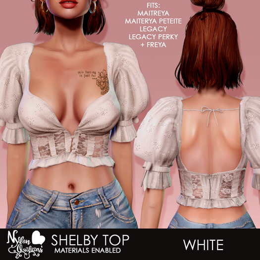 (NO) Shelby Top - White