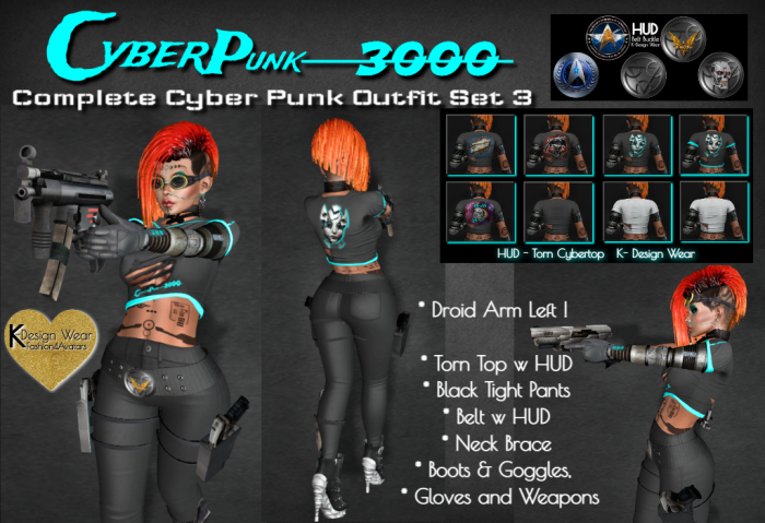 CyberPunk 3000 SET 3 - Bag 