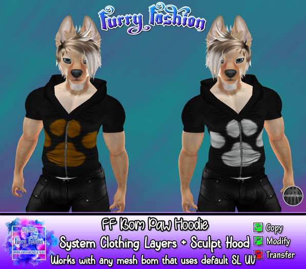 ~FF~ Bom Paw Hoodie