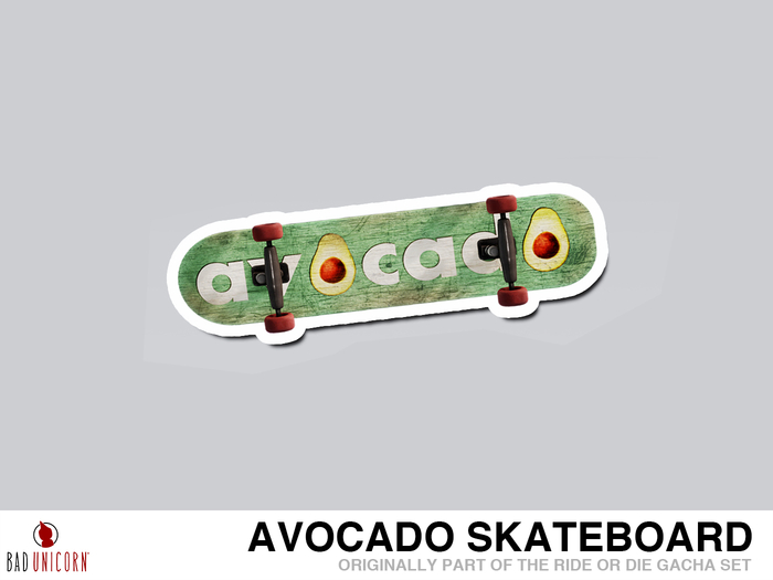 Skateboard (Avocado) (Previously - Ride or Die Gacha Set)