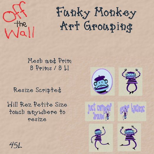 ~OtW~ Funky Monkey  Art Grouping