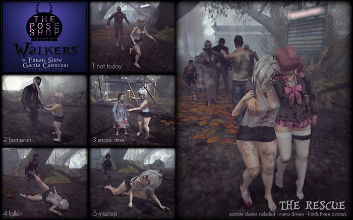 the pose shop. walkers gacha FULL SET