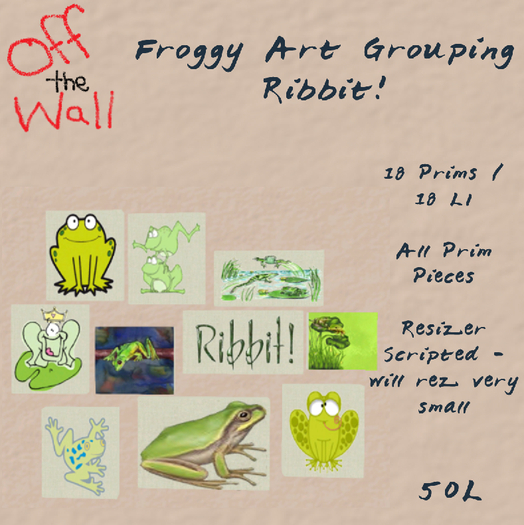 ~OtW~ Froggy Art Grouping - Ribbit