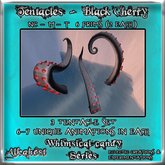 [Alkahest] Whimsical Candy: Sittable Tentacle Set Black Cherry