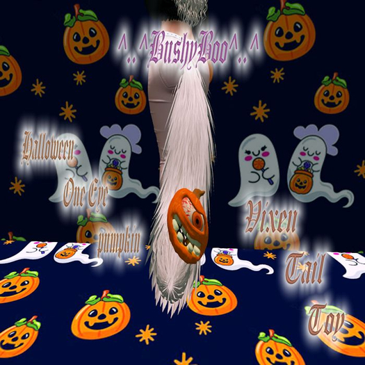 ^..^BushyBoo^..^ Halloween One Eye pumpkin 