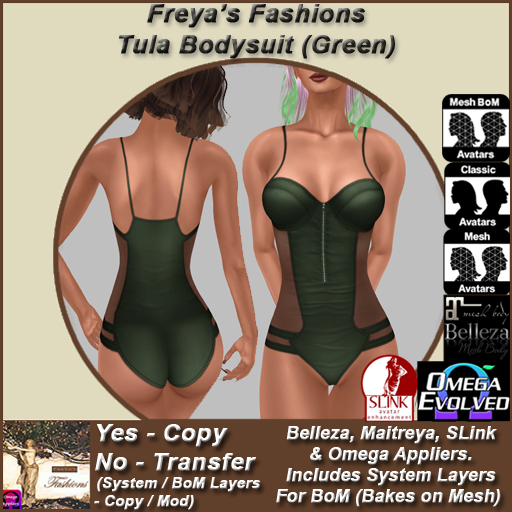 Freya's Fashions Tula (Green)