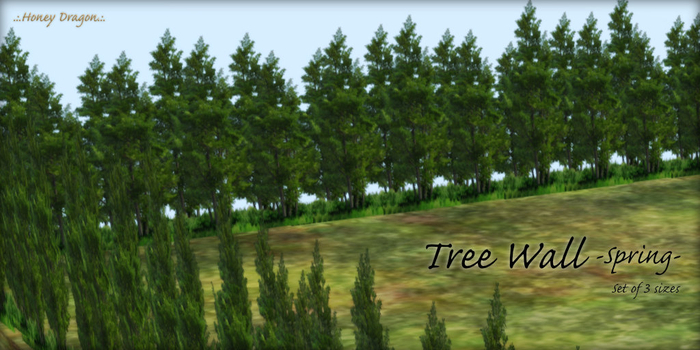 .:.H/D.:. Tree wall 3size set // Spring [21IHG2]