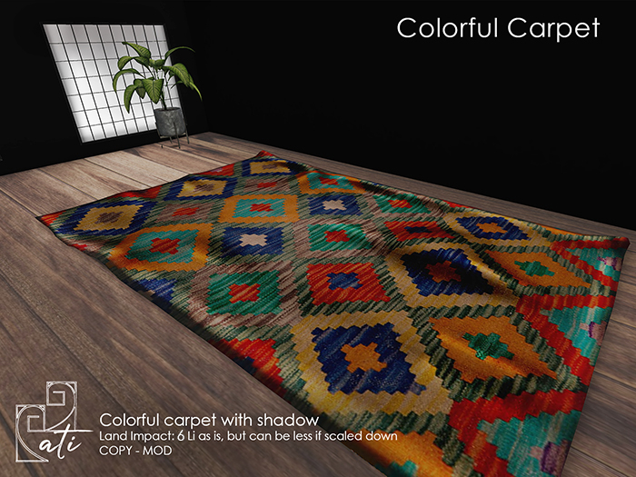 ati: Colorful Carpet / rug