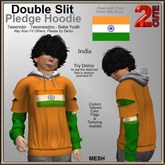 Double Slit Pledge Hoodie [2cute] India