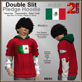 Double Slit Pledge Hoodie [2cute] Mexico