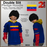 Double Slit Pledge Hoodie [2cute] Venezuela