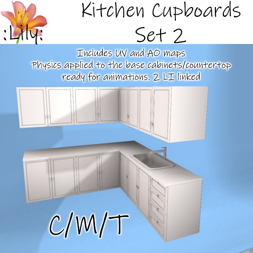 :LILY: Kitchen Cupboards Set 2