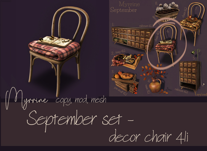 September - decor chair 4 LI