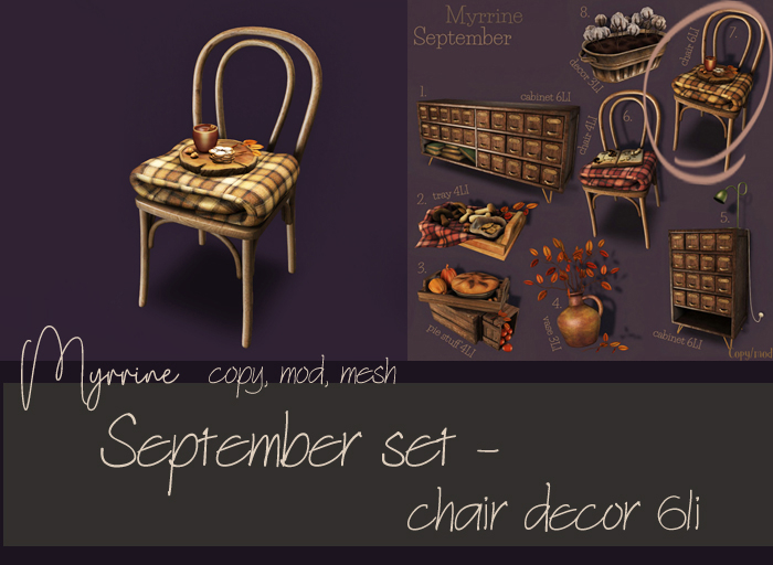 September - decor chair 6 LI