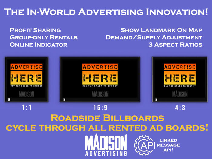 Madison Advertising System - commission-free