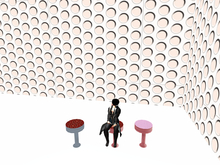full perm working sittable office/ bar stools