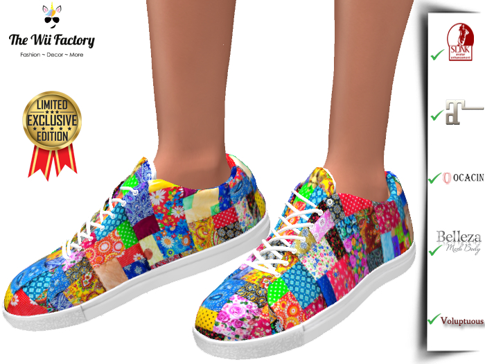 :TWF: Patchwork Sneakers Shoes