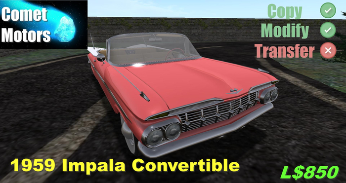 1959 Impala Convertible Tribute