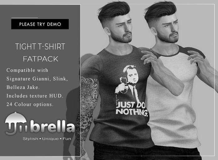 UMbreLLa - DEMO Tight T-Shirt SIGNATURE/BELLEZA/SLINK