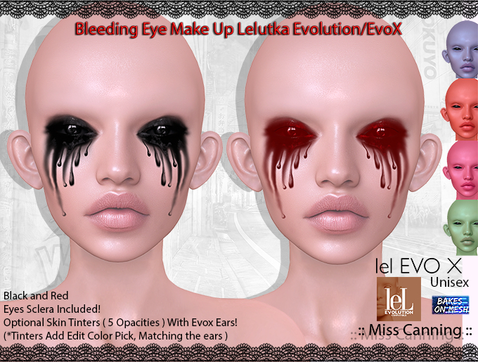 *:: Miss Canning :: [ Bleeding Eye Make Up  Evox/Evolution BOM]