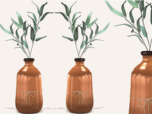 Dahlia - Julia - Eucalyptus Vase - Amber 