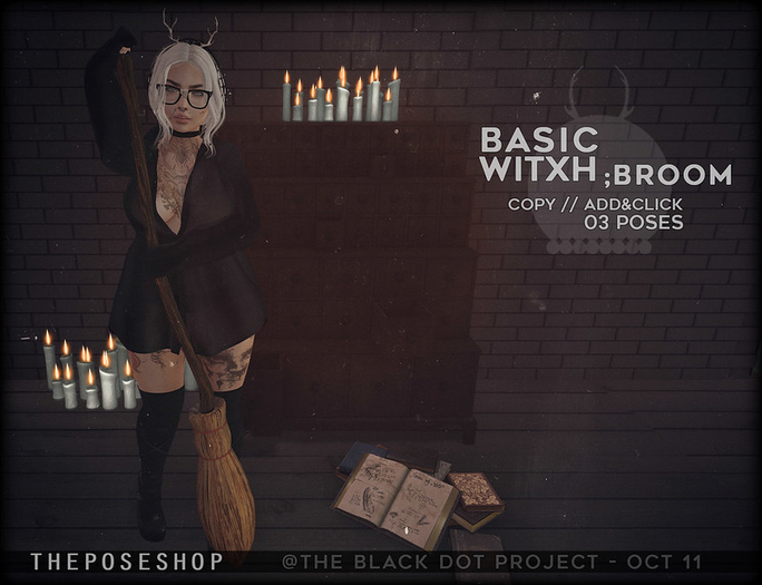 the pose shop. basic witxh // broom