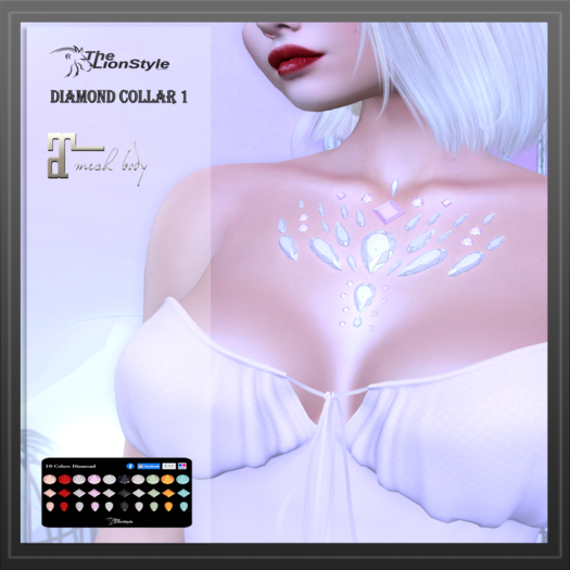 [The Lion Style] Diamond collar 